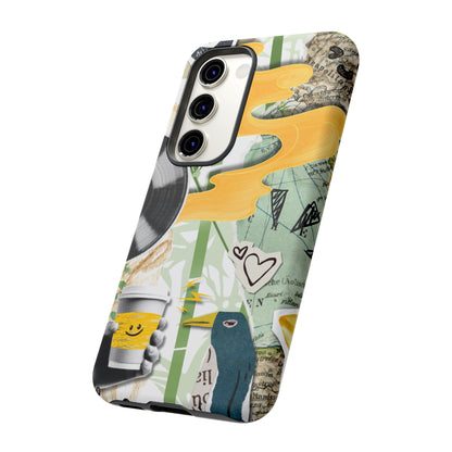 Artistic Phone Case, Unique Cell Phone Cover, Trendy Gifts for Music Lovers, Eco-Friendly Phone Accessory, Stylish Tech Gifts, Cool Cases, Unique Phone Cases