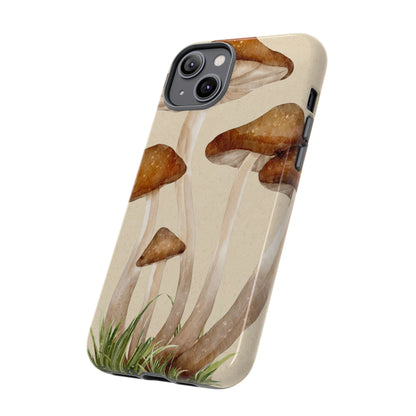 Mushroom Phone Case - Nature Lover, Eco-Friendly Gift, Cute Cell Phone Cover, Aesthetic Tech Accessory, Unique Fall Decor, Artsy Phone Cases, Cute, Gift for Her, Nature-inspired Designs, Durable Cases