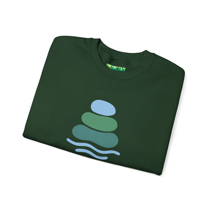 Serene Balance Crewneck Sweatshirt, Cozy Layering Piece, Casual Everyday Wear, Ideal for Relaxation, Gift for Mindfulness Enthusiasts