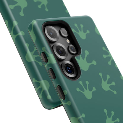 Frog Print Phone Case, Nature Lover Gift, Eco-Friendly Cover, Fun Green Design, Unique Frog Accessories