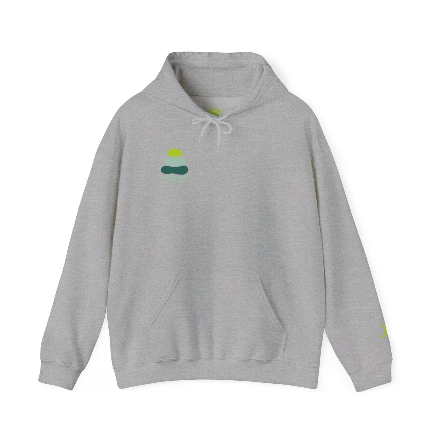 Nature-Inspired Unisex Hooded Sweatshirt, Comfortable Pullover, Casual Clothing, Eco-Friendly Gift, Chill Vibe Hoodie, Relaxing Outfit