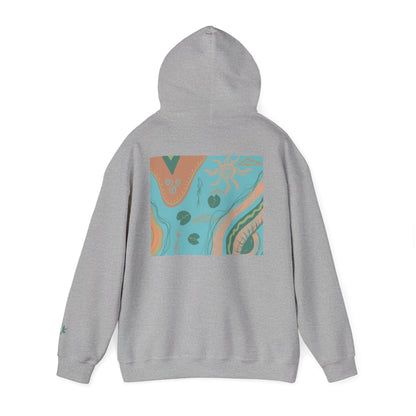 Chic Abstract Art Hoodie for Comfort & Style, Unisex Pullover, Cozy Sweatshirt, Trendy Gift for Art Lovers, Casual Outfit Must-Have