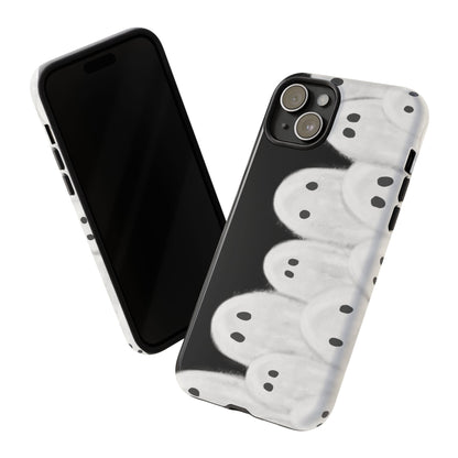 Painted Ghosts Phone Case | Ghostly Tough Phone Case for Spooky Style, Halloween Gift, Phone Cover, Ghost Theme, Unique Accessory, Spooky Season, Viral Painted Ghosts Inspired Design