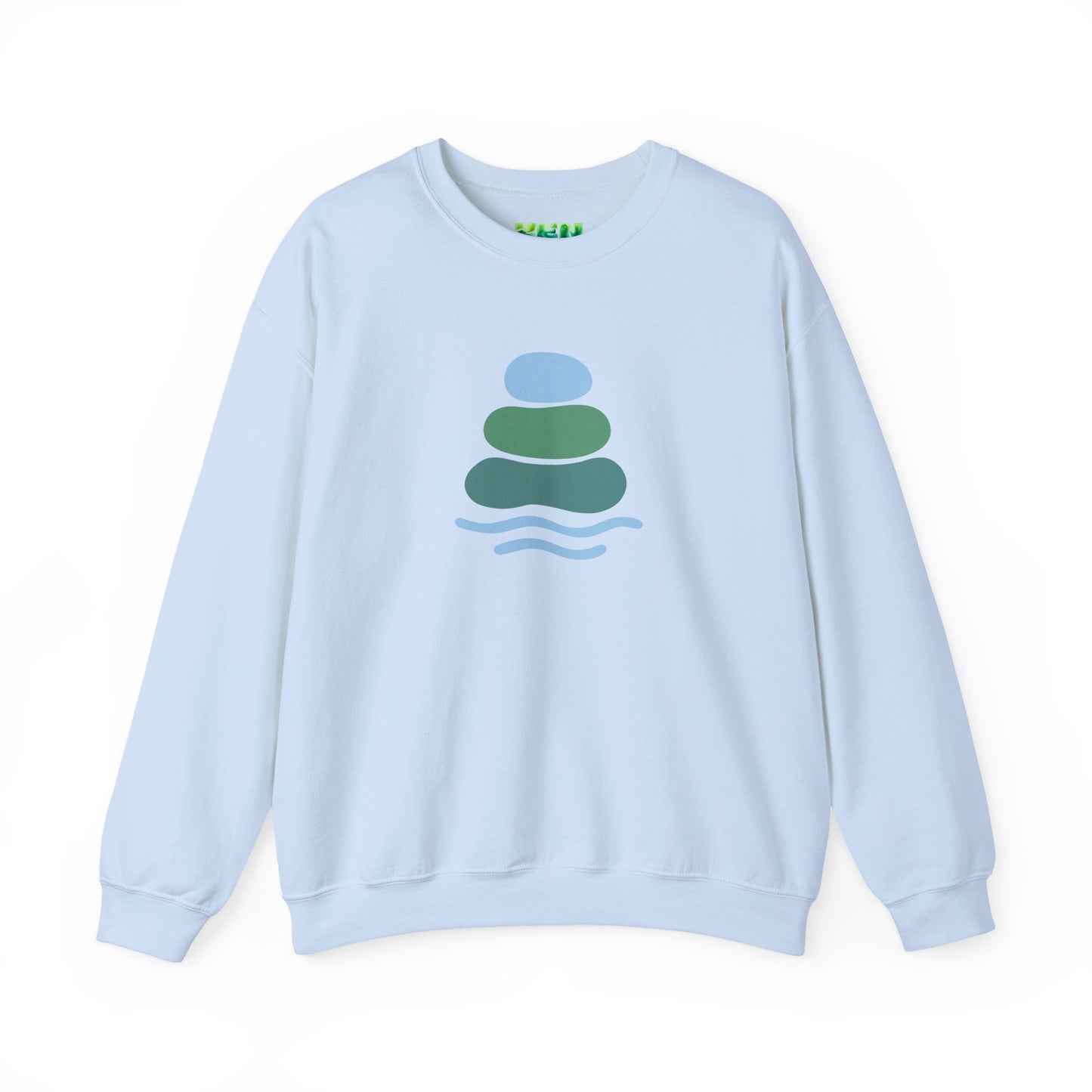 Serene Balance Crewneck Sweatshirt, Cozy Layering Piece, Casual Everyday Wear, Ideal for Relaxation, Gift for Mindfulness Enthusiasts