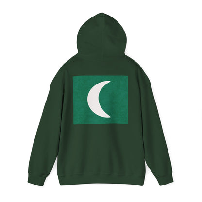 Zen Frog Hooded Sweatshirt - Cozy Unisex Hoodie, Casual Wear, Spring Fashion, Unique Gifts, Streetwear Style, Simple Moon Design, Gift for Him, Gift for Her