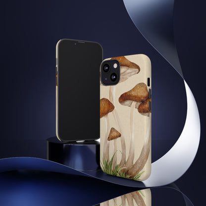 Mushroom Phone Case - Nature Lover, Eco-Friendly Gift, Cute Cell Phone Cover, Aesthetic Tech Accessory, Unique Fall Decor, Artsy Phone Cases, Cute, Gift for Her, Nature-inspired Designs, Durable Cases
