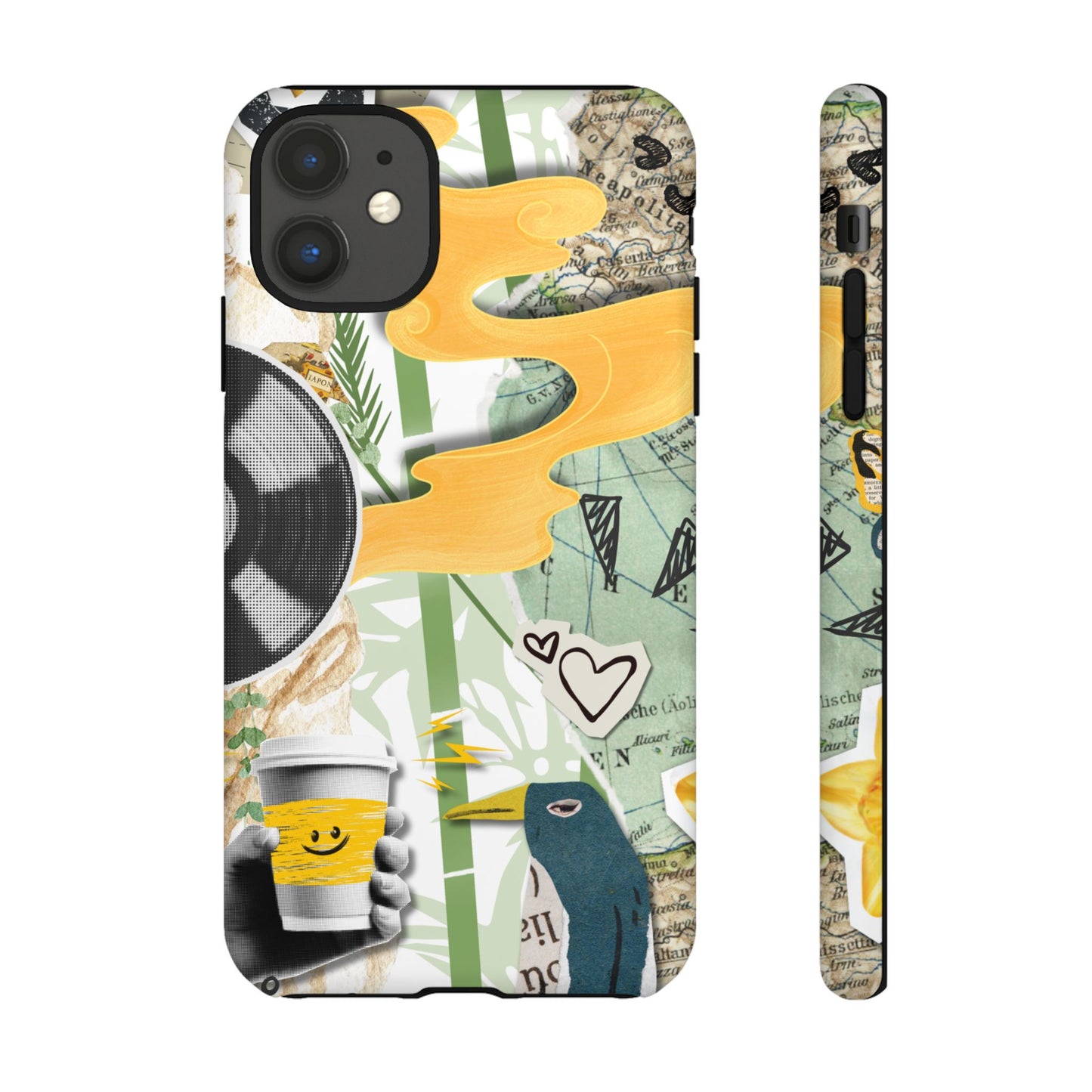 Artistic Phone Case, Unique Cell Phone Cover, Trendy Gifts for Music Lovers, Eco-Friendly Phone Accessory, Stylish Tech Gifts, Cool Cases, Unique Phone Cases