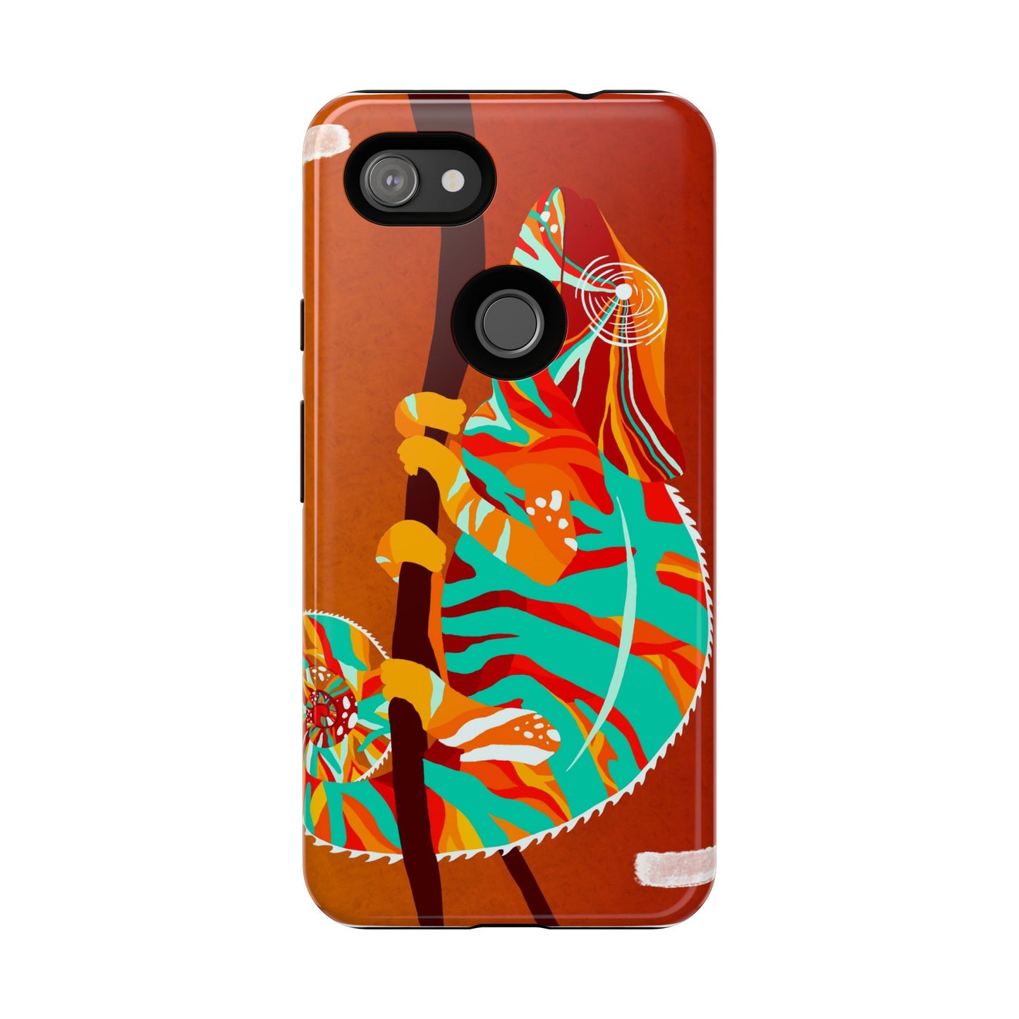 Chameleon Phone Case - Vibrant Artistic Design, Tough Cases for Animal Lovers, Unique Gift, Eco-Friendly Protection