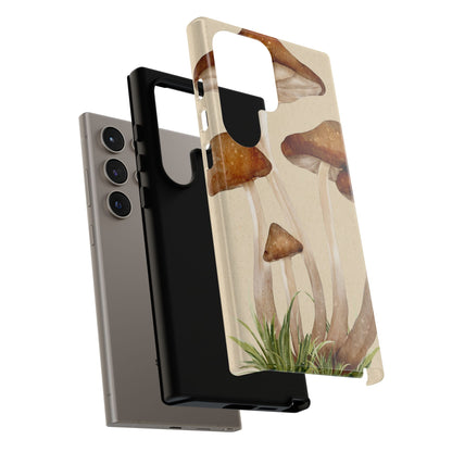 Mushroom Phone Case - Nature Lover, Eco-Friendly Gift, Cute Cell Phone Cover, Aesthetic Tech Accessory, Unique Fall Decor, Artsy Phone Cases, Cute, Gift for Her, Nature-inspired Designs, Durable Cases