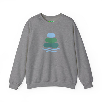 Serene Balance Crewneck Sweatshirt, Cozy Layering Piece, Casual Everyday Wear, Ideal for Relaxation, Gift for Mindfulness Enthusiasts