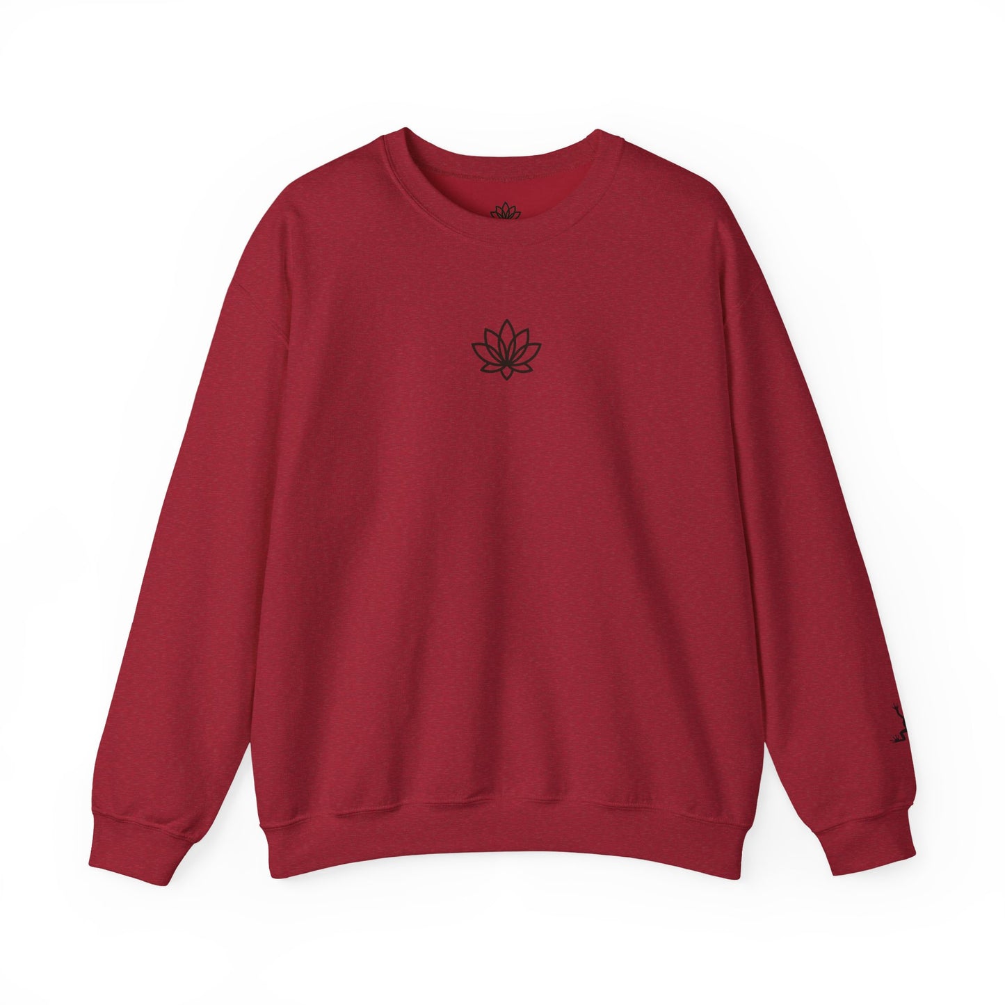 Lotus Flower Unisex Crewneck Sweatshirt, Cozy Sweatshirt, Flower Sweatshirt, Gift for Her, Casual Wear, Spring Fashion