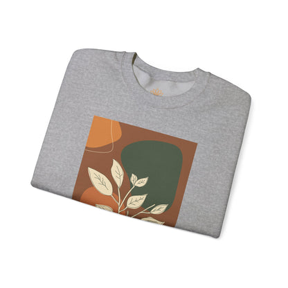 Botanical Print Crewneck Sweatshirt | Cozy Unisex Sweatshirt, Fall Fashion, Casual Wear, Gift for Her, Botanical Art