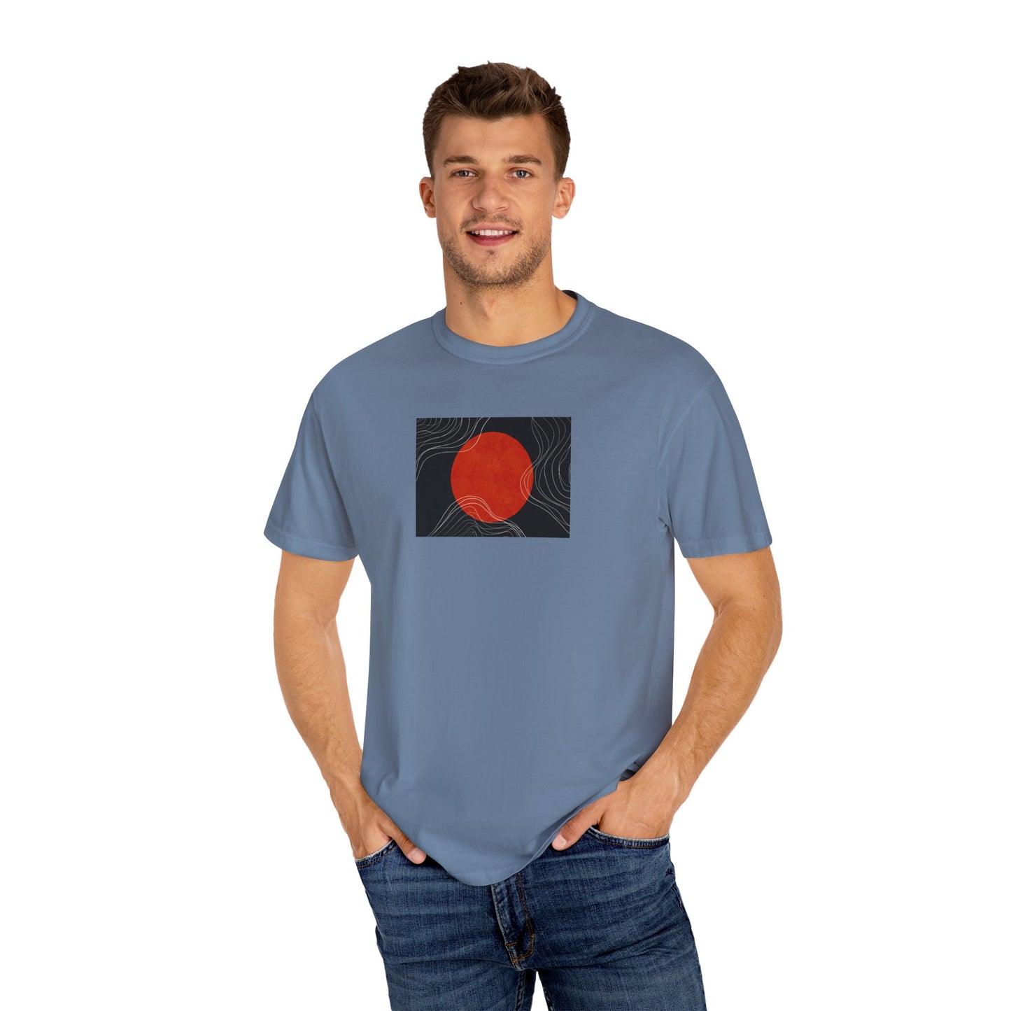 Sunset Vibes Unisex T-Shirt, Casual Summer Tee, Bohemian Shirt, Gift for Art Lovers, Men's and Women's Fashion