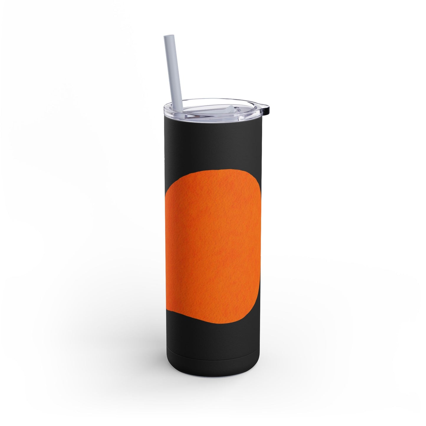 Modern Abstract Skinny Tumbler with Straws, Trendy Drinkware for Stylish Hydration, Ideal for Gifts, Home, and Parties