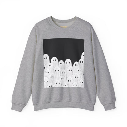 Painted Ghosts Crewneck | Cozy Sweatshirt, Perfect for Halloween, Fall, and Spooky Season