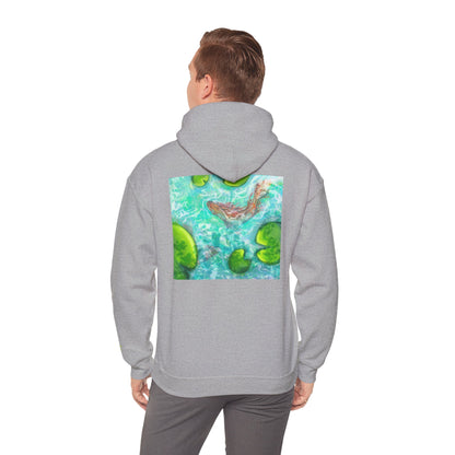 Nature-Inspired Unisex Hooded Sweatshirt, Comfortable Pullover, Casual Clothing, Eco-Friendly Gift, Chill Vibe Hoodie, Relaxing Outfit