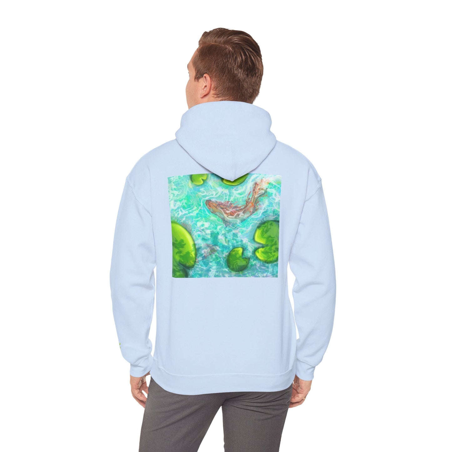 Nature-Inspired Unisex Hooded Sweatshirt, Comfortable Pullover, Casual Clothing, Eco-Friendly Gift, Chill Vibe Hoodie, Relaxing Outfit