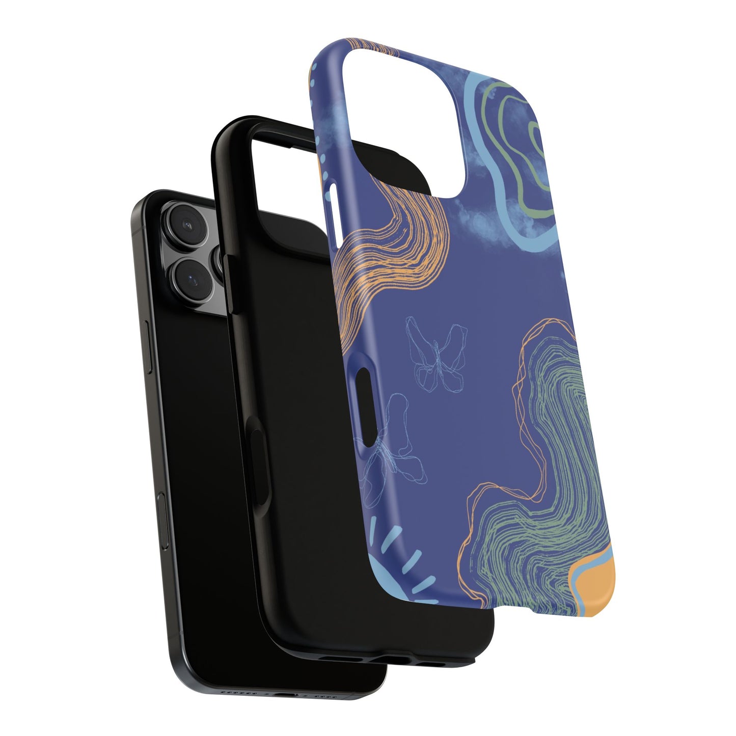 Artistic Phone Case, Abstract Phone Cover, Gift for Her, Modern Design, Boho Phone Case, Unique Phone Accessories