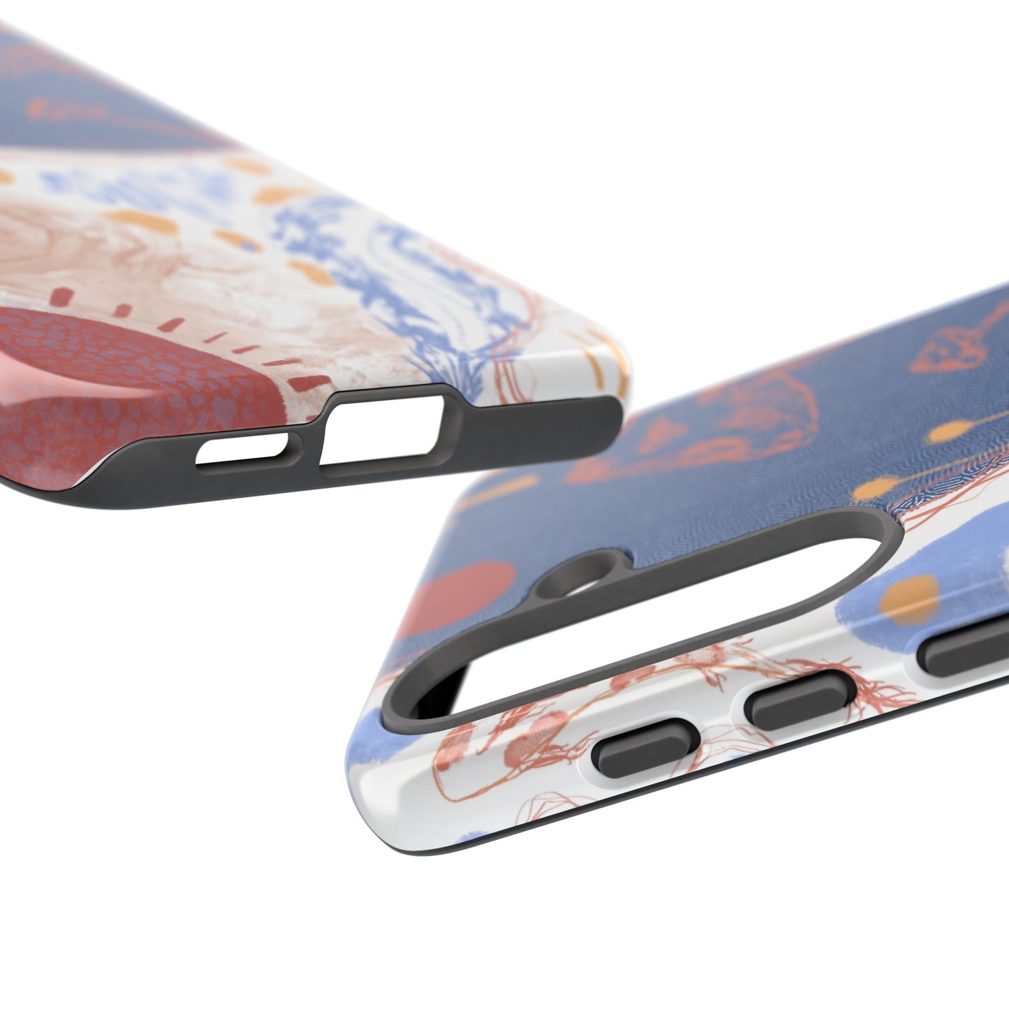 Artistic Phone Case with Abstract Design, Tough Phone Case, Unique Gift, Trendy Accessories, Modern Art Case, Stylish Tech Gear