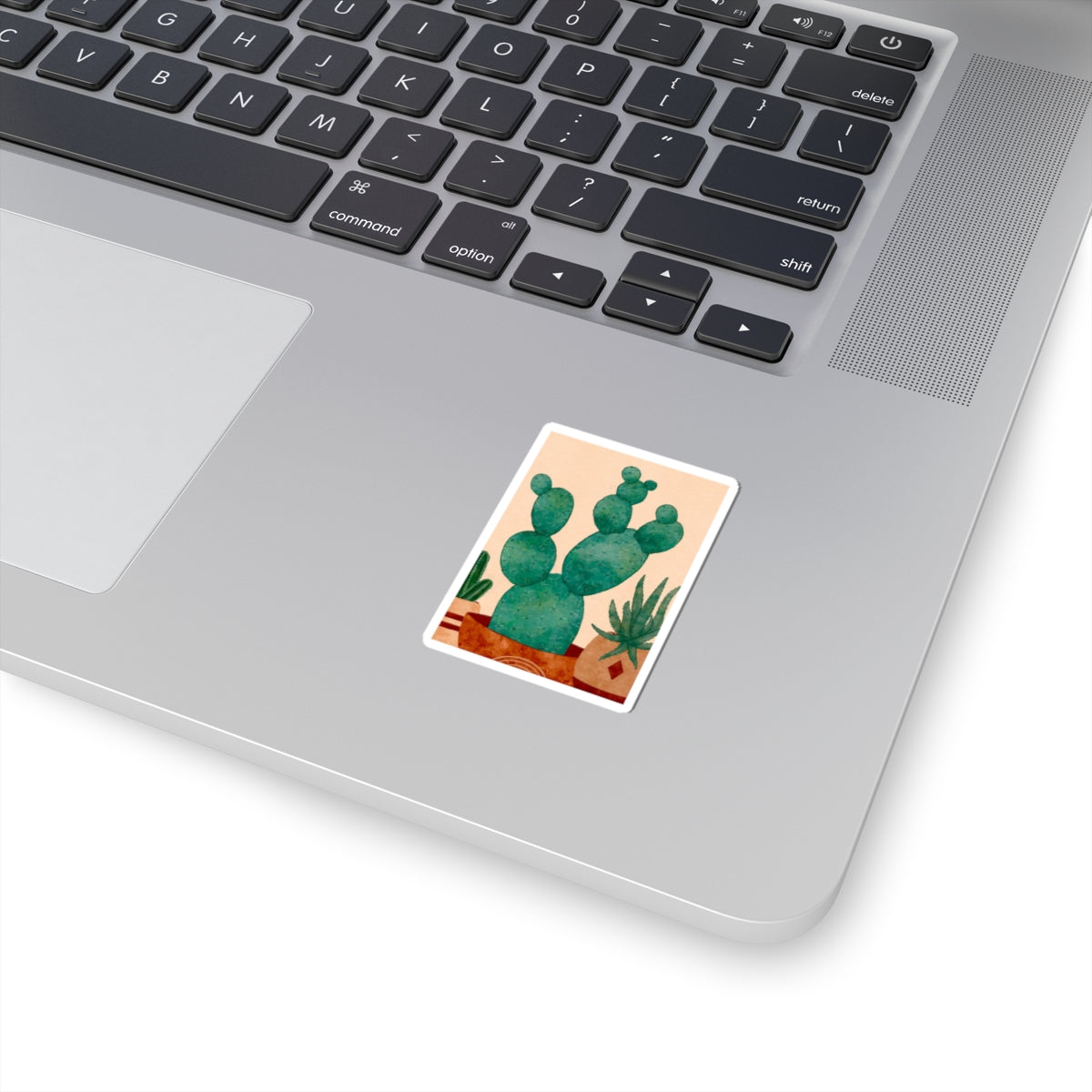 Whimsical Cactus Stickers, Cute Plant Decor, Laptop Stickers, Nature Lover Gifts, Boho Home Aesthetic