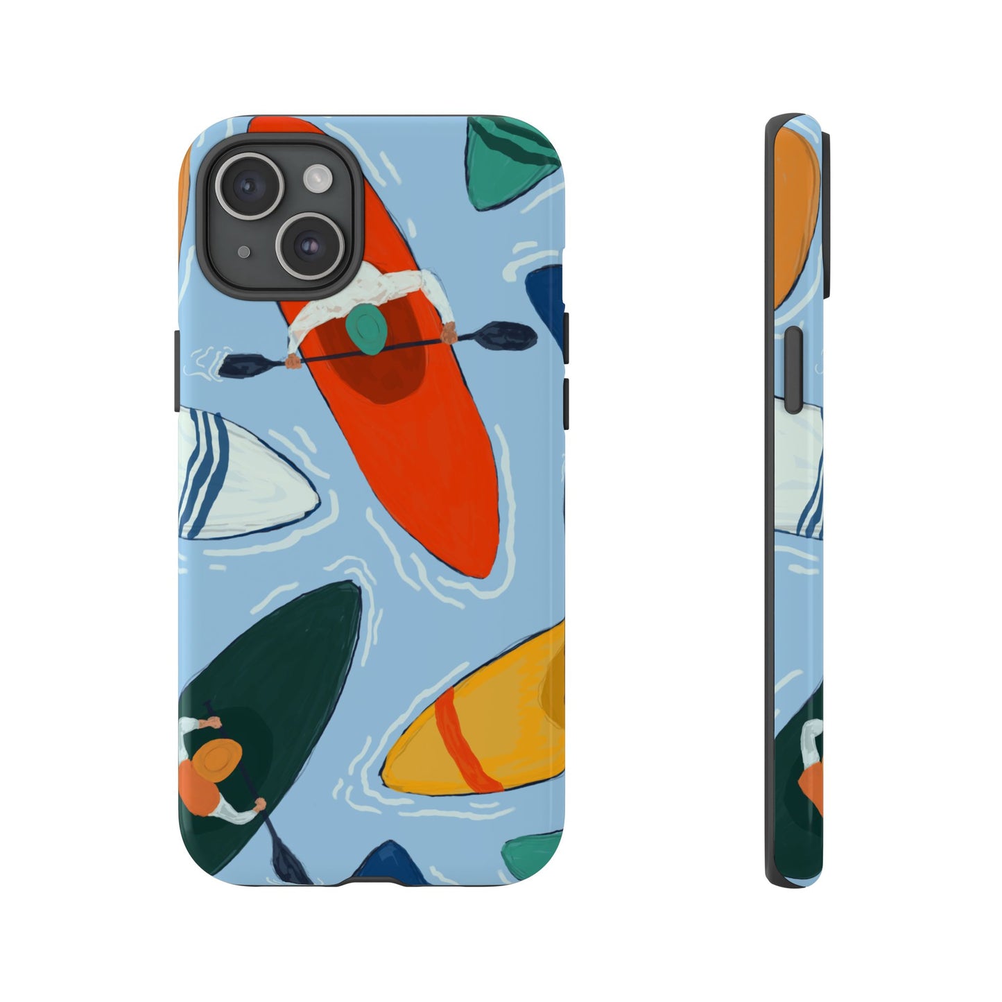Kayak Phone Case - Tough Cases for Outdoor Enthusiasts, Birthday Gifts, Adventure Gear, Kayaking Accessories, Nature Lover Decor, Artsy Phone Cases