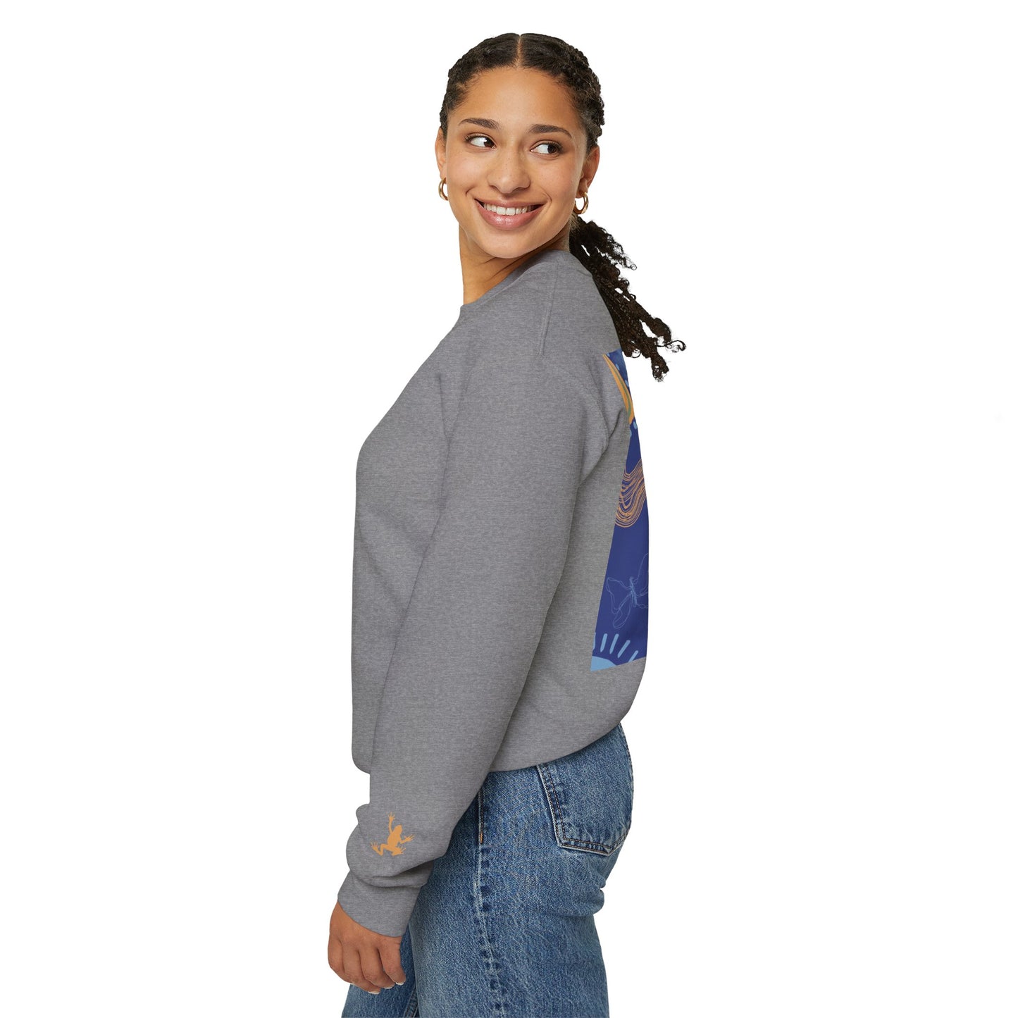 Vibrant Unisex Crewneck Sweatshirt, Cozy Sweatshirt for All Seasons, Casual Wear, Art-Inspired Gift, Spring Fashion, Unisex Apparel