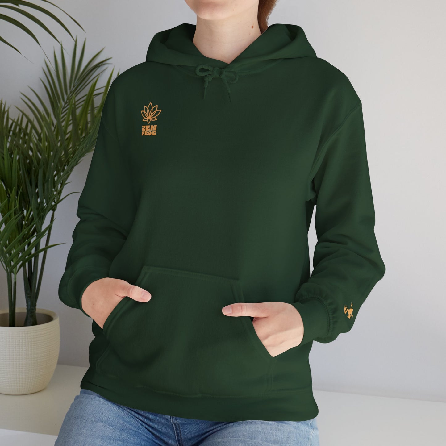 Unisex Heavy Blend™ Hooded Sweatshirt - Cozy Everyday Comfort, Perfect Gift for Nature Lovers and Art Enthusiasts