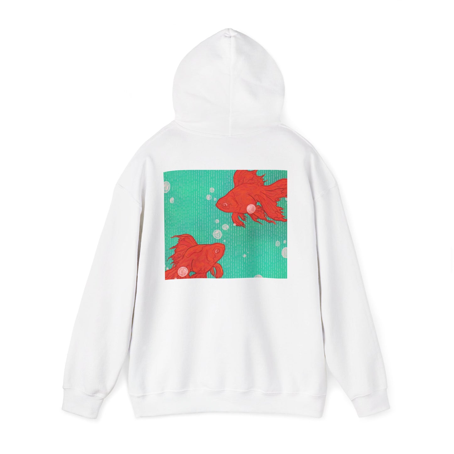 Colorful Goldfish Hoodie, Unisex Sweatshirt, Cozy Everyday Wear, Perfect for Gifts, Fun Fashion for Animal Lovers, Vibrant Pullover