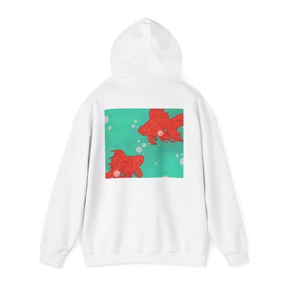 Colorful Goldfish Hoodie, Unisex Sweatshirt, Cozy Everyday Wear, Perfect for Gifts, Fun Fashion for Animal Lovers, Vibrant Pullover