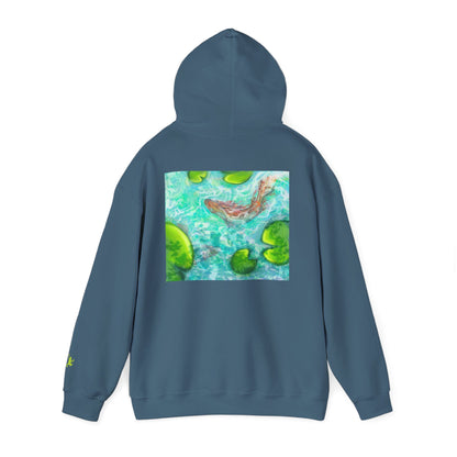 Nature-Inspired Unisex Hooded Sweatshirt, Comfortable Pullover, Casual Clothing, Eco-Friendly Gift, Chill Vibe Hoodie, Relaxing Outfit