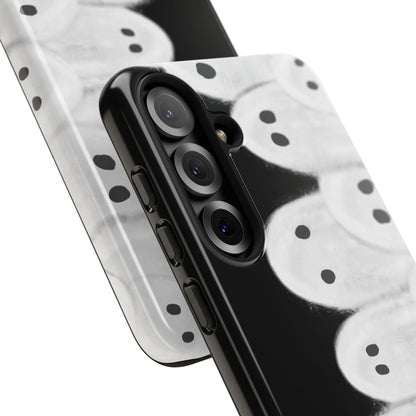 Painted Ghosts Phone Case | Ghostly Tough Phone Case for Spooky Style, Halloween Gift, Phone Cover, Ghost Theme, Unique Accessory, Spooky Season, Viral Painted Ghosts Inspired Design
