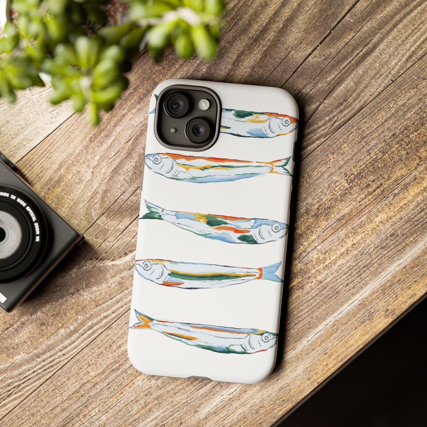 Tough Cases – Artistic Fish Design Phone Case, Unique Gift for Aquatic Lovers, Perfect for Birthdays, Holidays, and Everyday Use, Quirky Cases, Fun Phone Cases