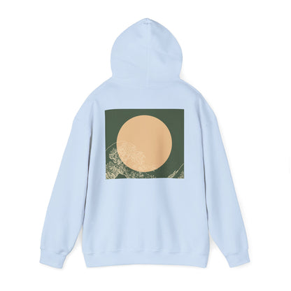 Zen Frog Unisex Hoodie | Relaxed Fashion, Cozy Sweatshirt, Unique Gift, Chill Vibes, Spring and Summer Style