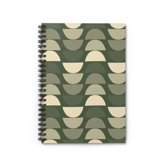 Trendy Spiral Notebook - Stylish Ruled Journal for School, Work, Journaling, Gifts, and Home Office