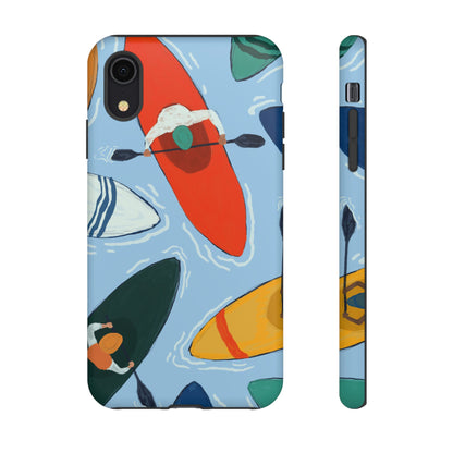 Kayak Phone Case - Tough Cases for Outdoor Enthusiasts, Birthday Gifts, Adventure Gear, Kayaking Accessories, Nature Lover Decor, Artsy Phone Cases