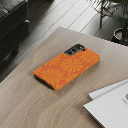 Stylish iPhone Case, Floral Phone Cover, Tough Phone Cases, Green Daisy Design, Unique Gift for Her, Spring Accessories