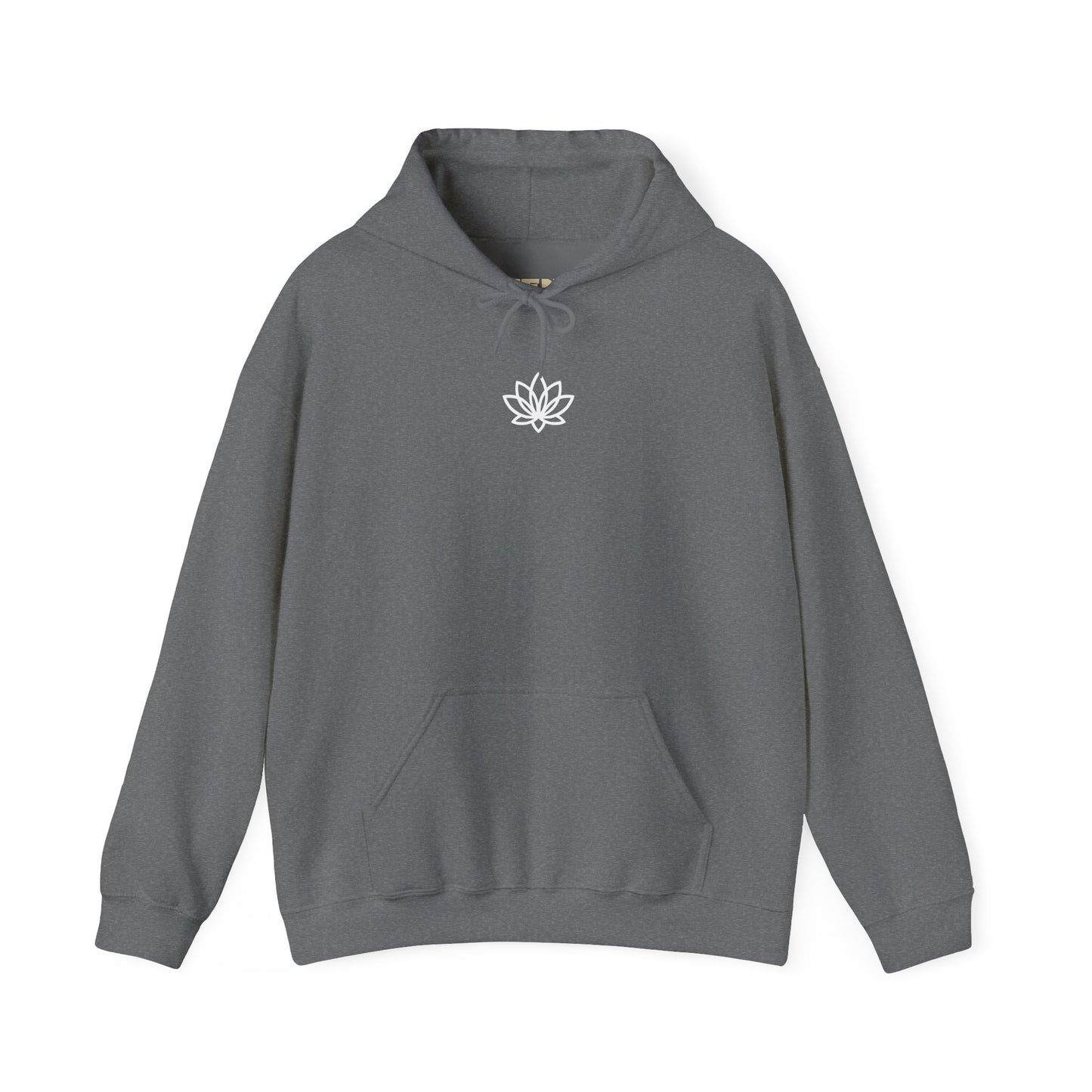 Lotus Flower Unisex Hoodie: Cozy Sweatshirt, Gift for Yoga Lovers, Meditation Apparel, Casual Streetwear, Nature-Inspired Wear, Artsy Collage, Cool Crewnecks