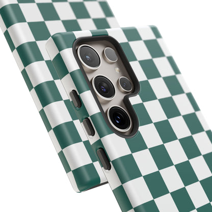 Stylish Checkered Phone Case, Protective Cover, Unique Gift, Trendy Accessory, Customizable Design, Ideal for All Ages