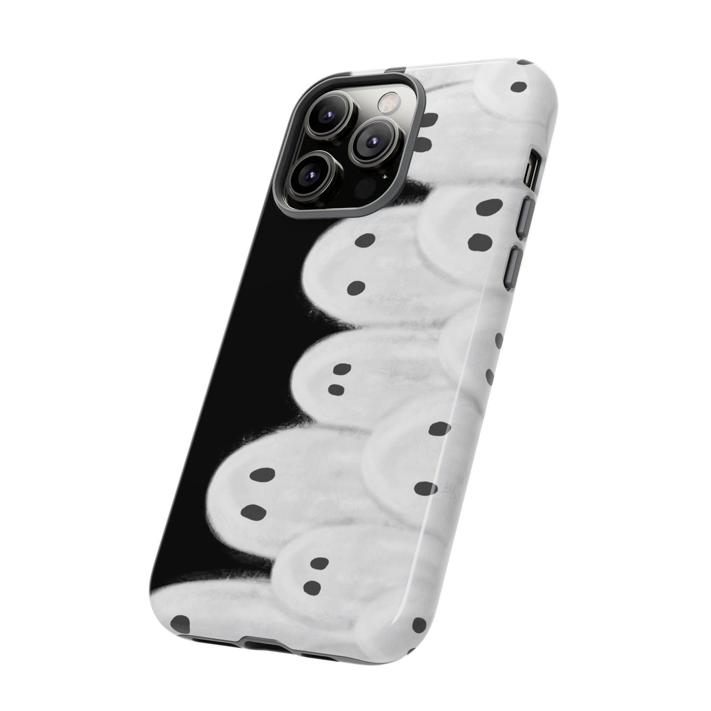 Painted Ghosts Phone Case | Ghostly Tough Phone Case for Spooky Style, Halloween Gift, Phone Cover, Ghost Theme, Unique Accessory, Spooky Season, Viral Painted Ghosts Inspired Design
