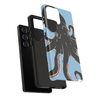 Octopus Tough Phone Case, Sea Creature Design, Ocean Lover Gift, Unique Phone Cover, Underwater Artwork
