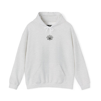 Lotus and Sunset Unisex Hoodie - Cozy Gift for Mindfulness, Meditation, or Nature Lovers, Perfect for Fall and Winter