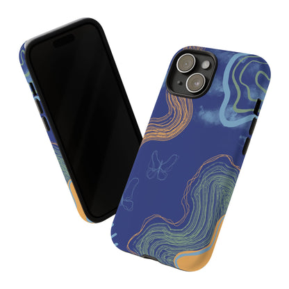 Artistic Phone Case, Abstract Phone Cover, Gift for Her, Modern Design, Boho Phone Case, Unique Phone Accessories
