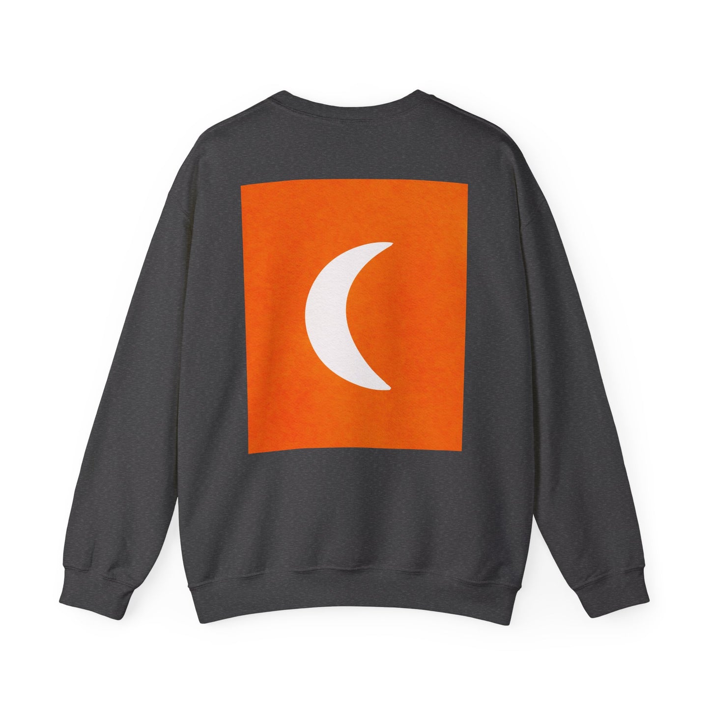 Zen Frog Crewneck Sweatshirt, Cozy Unisex Sweatshirt, Relaxed Fit Fashion, Perfect Gift for Friends, Everyday Style, Casual Wear, Simple Moon Design, Gift for Him, Gift for Her