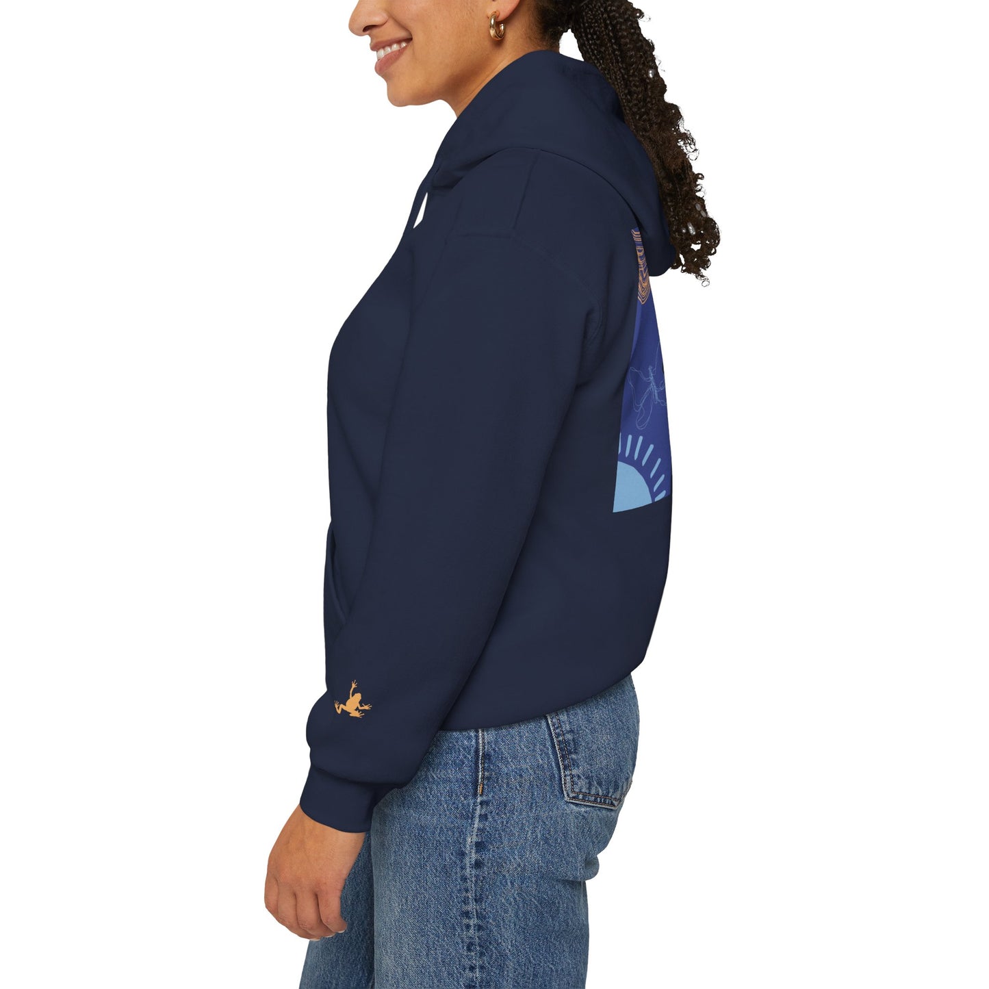 Unisex Heavy Blend™ Hooded Sweatshirt - Cozy Everyday Comfort, Perfect Gift for Nature Lovers and Art Enthusiasts