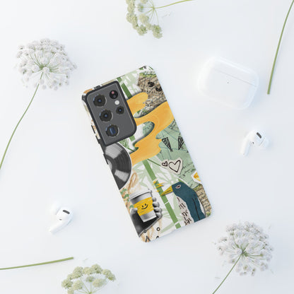 Artistic Phone Case, Unique Cell Phone Cover, Trendy Gifts for Music Lovers, Eco-Friendly Phone Accessory, Stylish Tech Gifts, Cool Cases, Unique Phone Cases