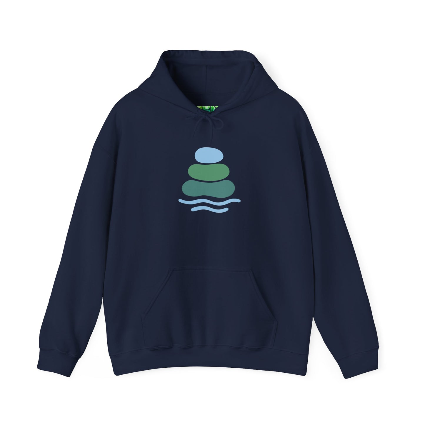 Zen-Inspired Unisex Hooded Sweatshirt, Relaxing Sweatshirt, Comfortable Hoodie, Gift for Meditation Lovers, Cozy Outerwear for All Occasions