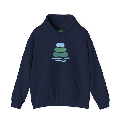 Zen-Inspired Unisex Hooded Sweatshirt, Relaxing Sweatshirt, Comfortable Hoodie, Gift for Meditation Lovers, Cozy Outerwear for All Occasions