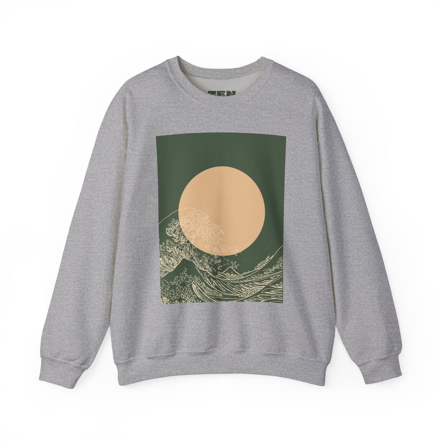 Nature-Inspired Unisex Crewneck Sweatshirt, Cozy Casual Wear, Gift for Outdoor Lovers, Perfect for Fall and Winter