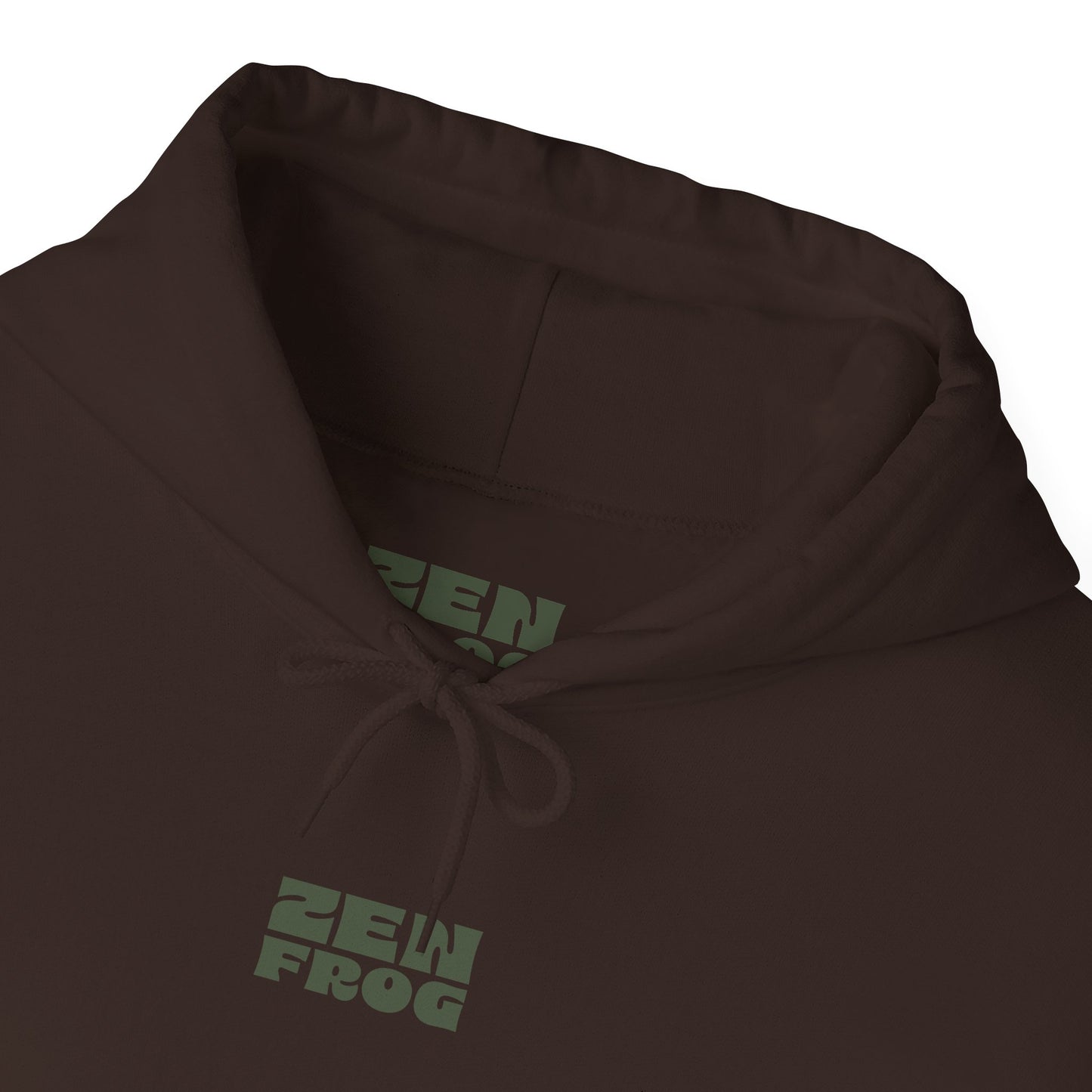 Zen Frog Unisex Hoodie | Relaxed Fashion, Cozy Sweatshirt, Unique Gift, Chill Vibes, Spring and Summer Style