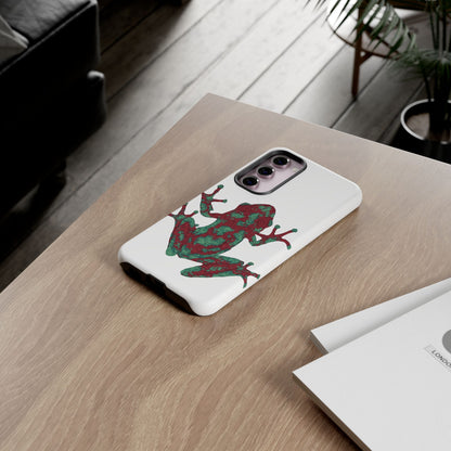 Frog Phone Case, Tough Cases, Eco-Friendly Phone Accessories, Unique Gifts for Nature Lovers, Cute Frog Design